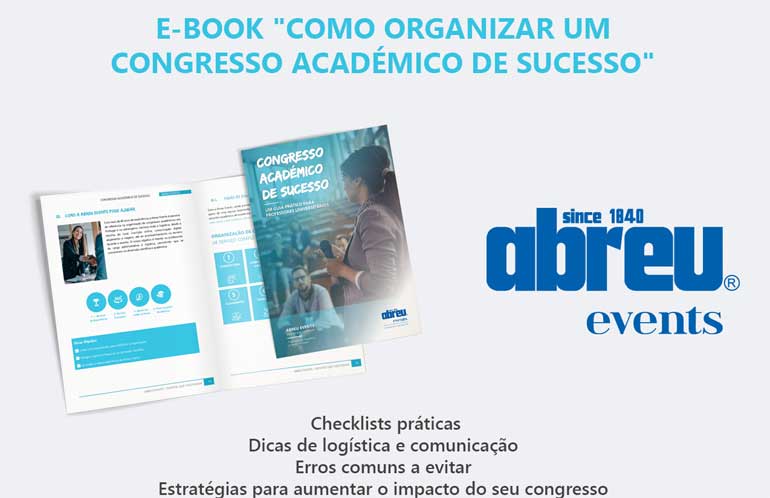 Abreu Events lança eBook para organização de Congressos Académicos