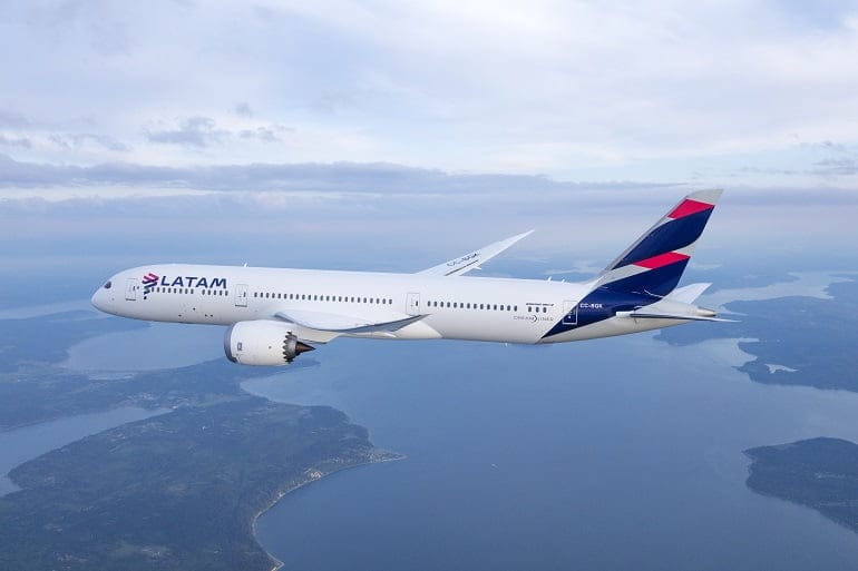 LATAM Airlines reforça ligações entre Europa e América do Sul