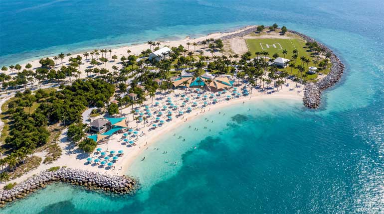 Ocean Cay da MSC Cruzeiros com novas experiências para passageiros e cais ampliado