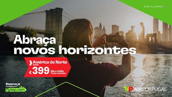 TAP lança campanha para América do Norte a partir dos 399 euros